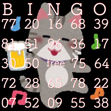 その他 Bingoカードの作り方 教えて下さいm M Q A マイネ王