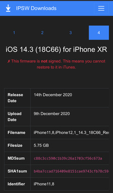 スマートフォン Iosのダウングレードitunesでできないと言われ 正しい それとも 誤り Q A マイネ王