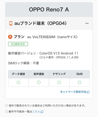 スマートフォン「Ymobile sim フリー OPPO Reno7A 」 | Q&A | マイネ王