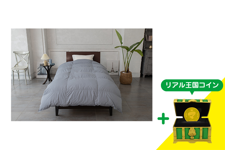 西川 洗える羽毛掛けふとん［ダック］セミダブルロング