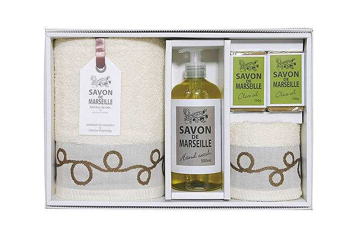 サボン・ド・マルセイユ タオル&ソープセット