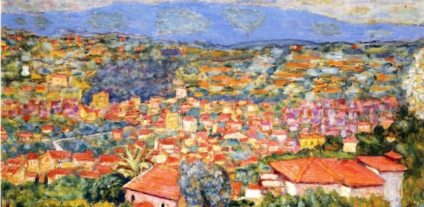 ピエール・ボナール「View_of_Le_Cannet__Roofs」.jpg
