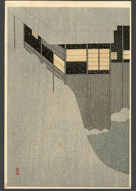 小村雪岱「雪の朝」.jpg