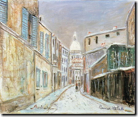 ユトリロ「雪のサン・リュスティック通り」.jpg