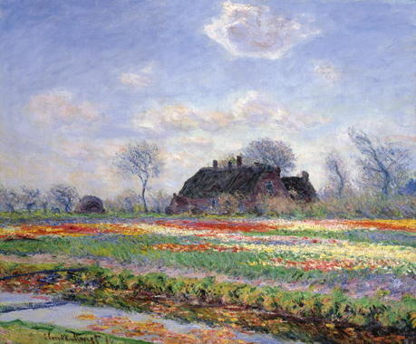 モネ「ライデン近くのチューリップ畑」.jpg