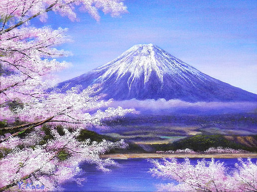 加藤芳雄「富士に桜」.jpg