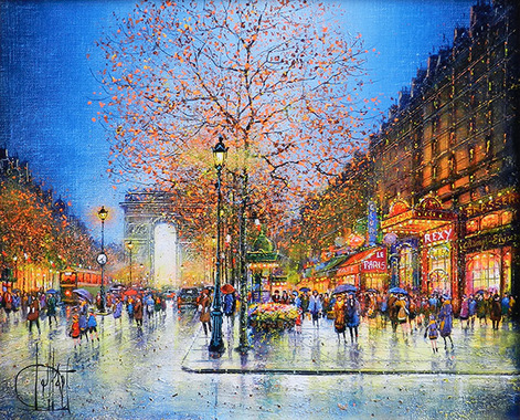 ギィ・デサップ「パリ、シャンゼリゼの夜」.jpg