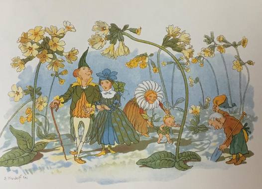 エルンスト・クライドルフ「花のメルヘン」より<プリムラの花園>.jpg