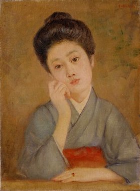 岡田三郎助「少女像」.jpg