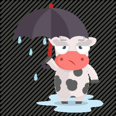 cow_animal_emoji_emoticon_sticker_rain_umbrella-512.png