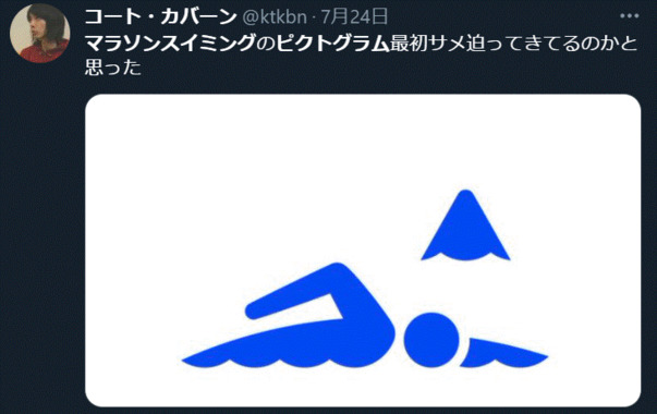 サメの背びれ にしか見えなかったあの ピクトグラムの種目 掲示板 マイネ王