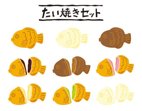 太焼きのベクターイラスト和菓子.jpg