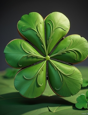 3D_Animation_Style_fantastic_four_leaf_clover_1.jpg