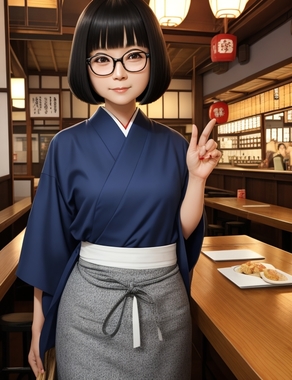 DreamShaper_v7_An_izakaya_run_by_a_tall_Japanese_woman_with_gl_0.jpg