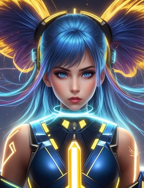 DreamShaper_v7_electric_beautiful_girl_warrior_1.jpg