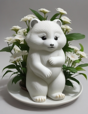 DreamShaper_v7_White_tanuki_made_of_white_porcelain_1.jpg