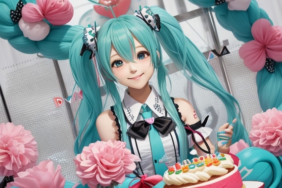 DreamShaper_v7_Hatsune_Miku_celebrating_her_birthday_1.jpg