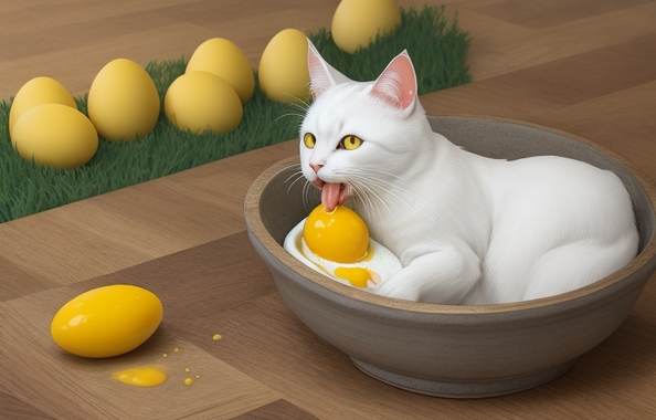 Default_White_cat_licking_egg_yolk_0.jpg