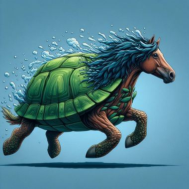 A_creative_animal_with_a_horses_head_emerging_from_a_turtles_shell.png