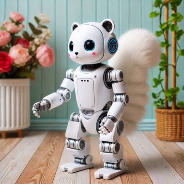 二足歩行ロボットの白tanuki、ラブリー.png
