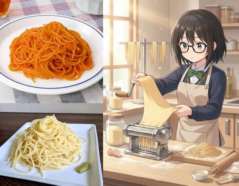 手抜きパスタ😰😰.jpg