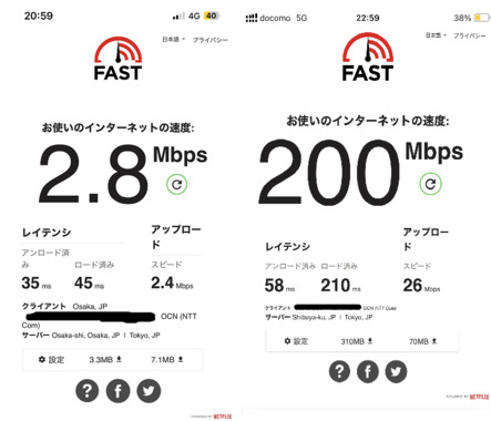 OCNモバイルONE_irumo_0.5GB_2026年1月21日スピードテスト.png