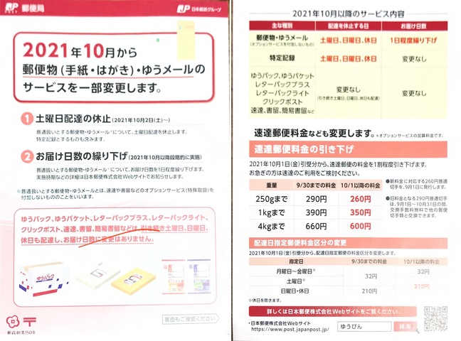 郵便局からハガキ大のチラシが届きましたか 掲示板 マイネ王