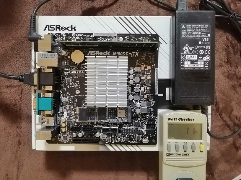ASRock（アスロック） ASRock N100DC-ITX Intel CPUオンボード Mini