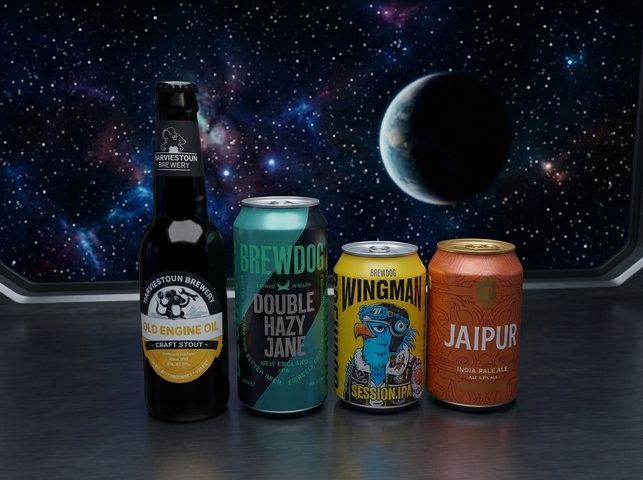 この4本のビールの映り込みを消して、背景を宇宙空間にして。_202604131243.jpeg
