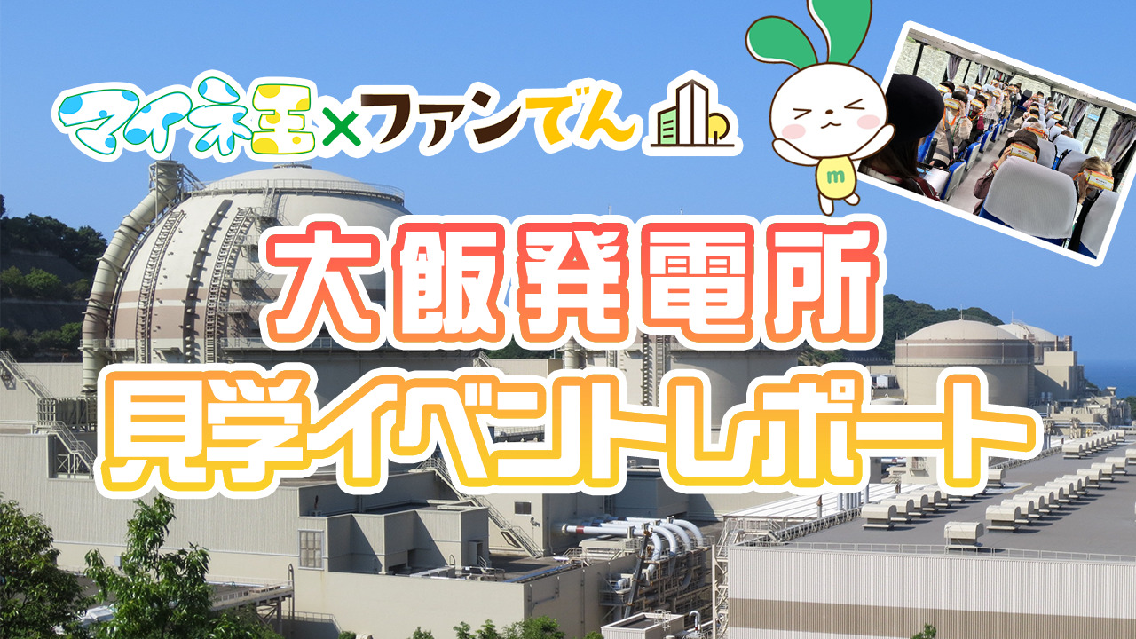 マイネ王×ファンでん大飯発電所見学イベントを開催しました！ | スタッフブログ | マイネ王