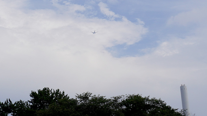 飛行機の音もすごいときがある