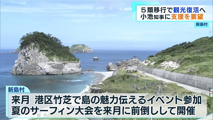 ニュースにも島しょ部の話題が登場する