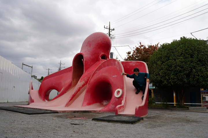 あまりにも「タコ」すぎる遊具を発見