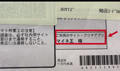 この様にマイネ王から届きます！