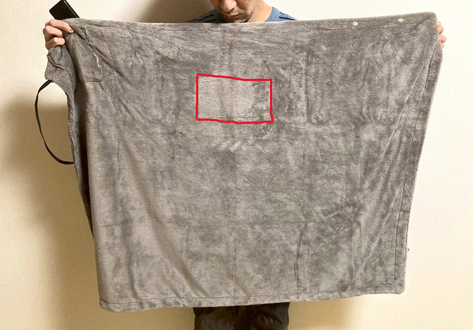 赤枠の部分がヒーター