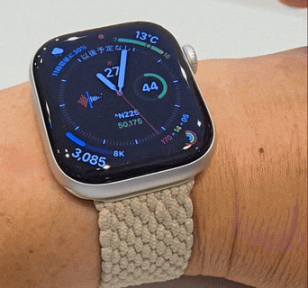 （体感）温度、降水確率、風速、UV指数、湿度などの予報がワンタップで出る