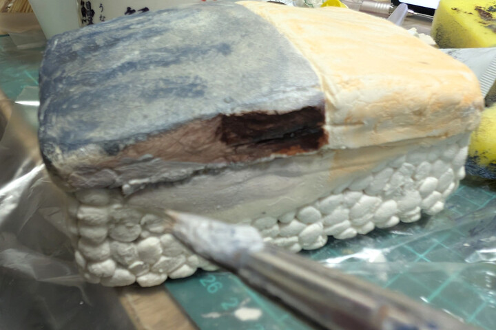 「血合い」の色味の再現も難しかった…！