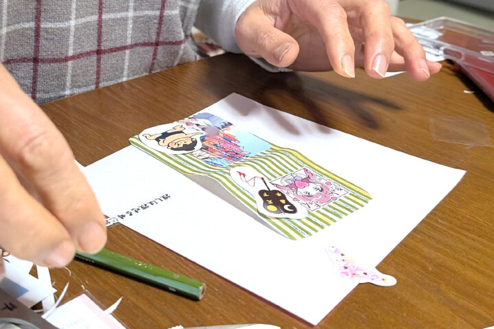 作業中の風景（母）