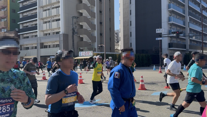 ピースサインいただきました！まだまだ余力ありそうですね…(^ω^)