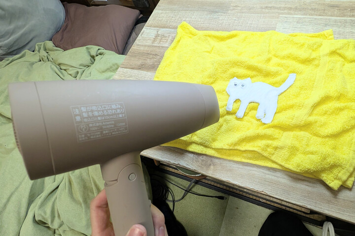 乾かせば何回でも使用可能！
