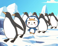 ペンギンの仲間入り